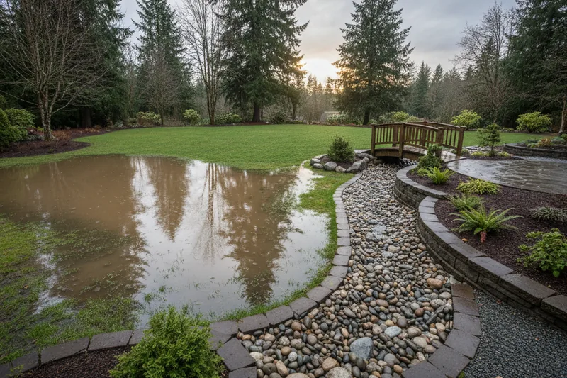 Preventing and managing backyard flooding