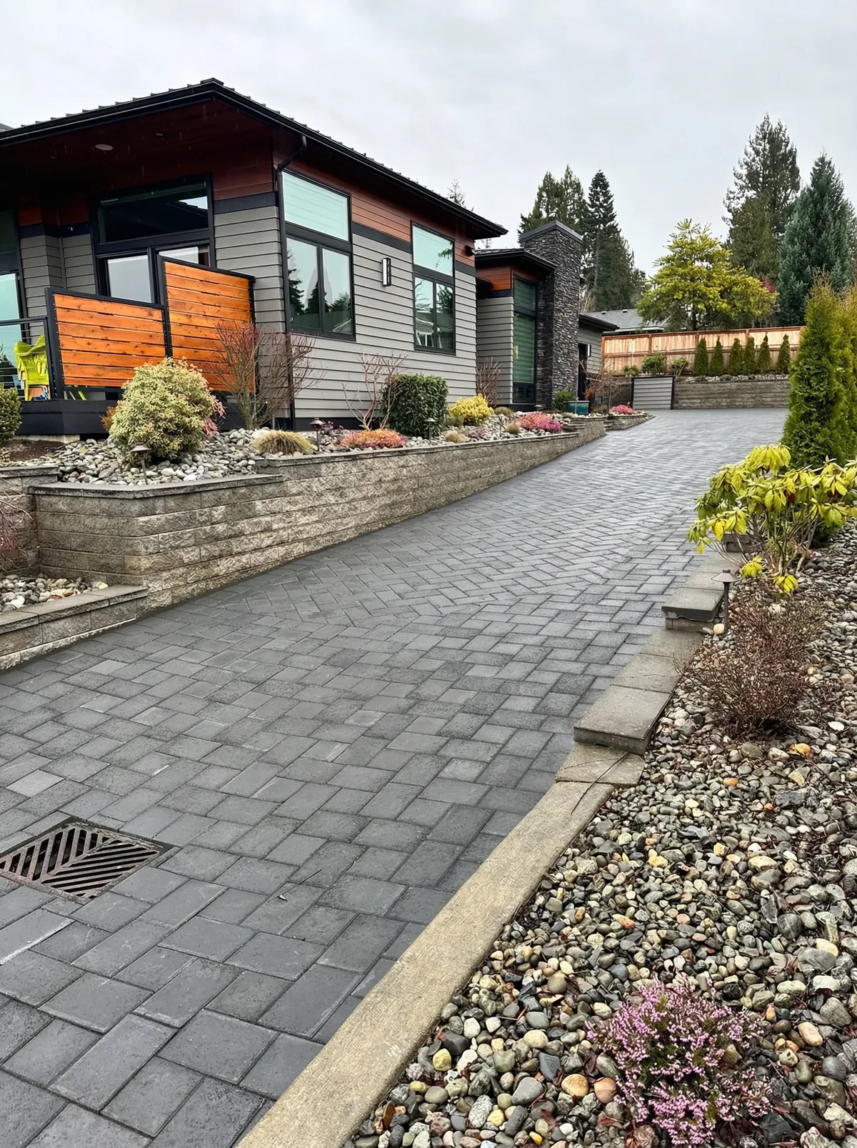 Herringbone Paver Driveways in Bothell