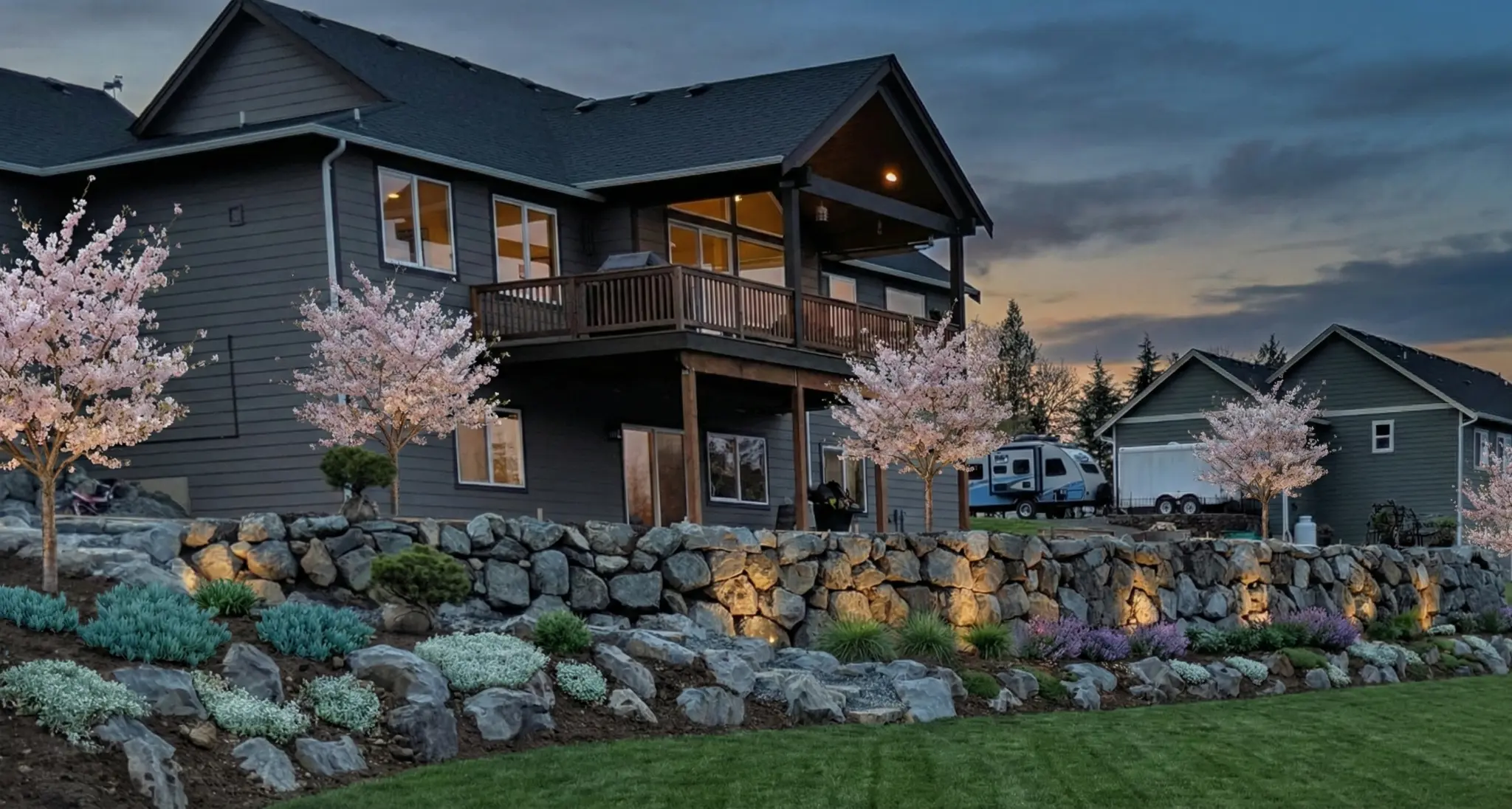 Landscape design project by New Life Rockeries — Seattle WA
