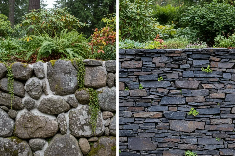 Mortared vs. Dry Stack Stone Walls: Which is Best for Your Slope?