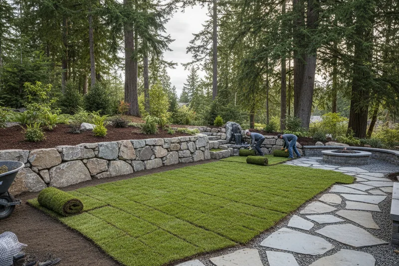 The Post-Construction Lawn: A Guide to Sod Installation After Hardscaping