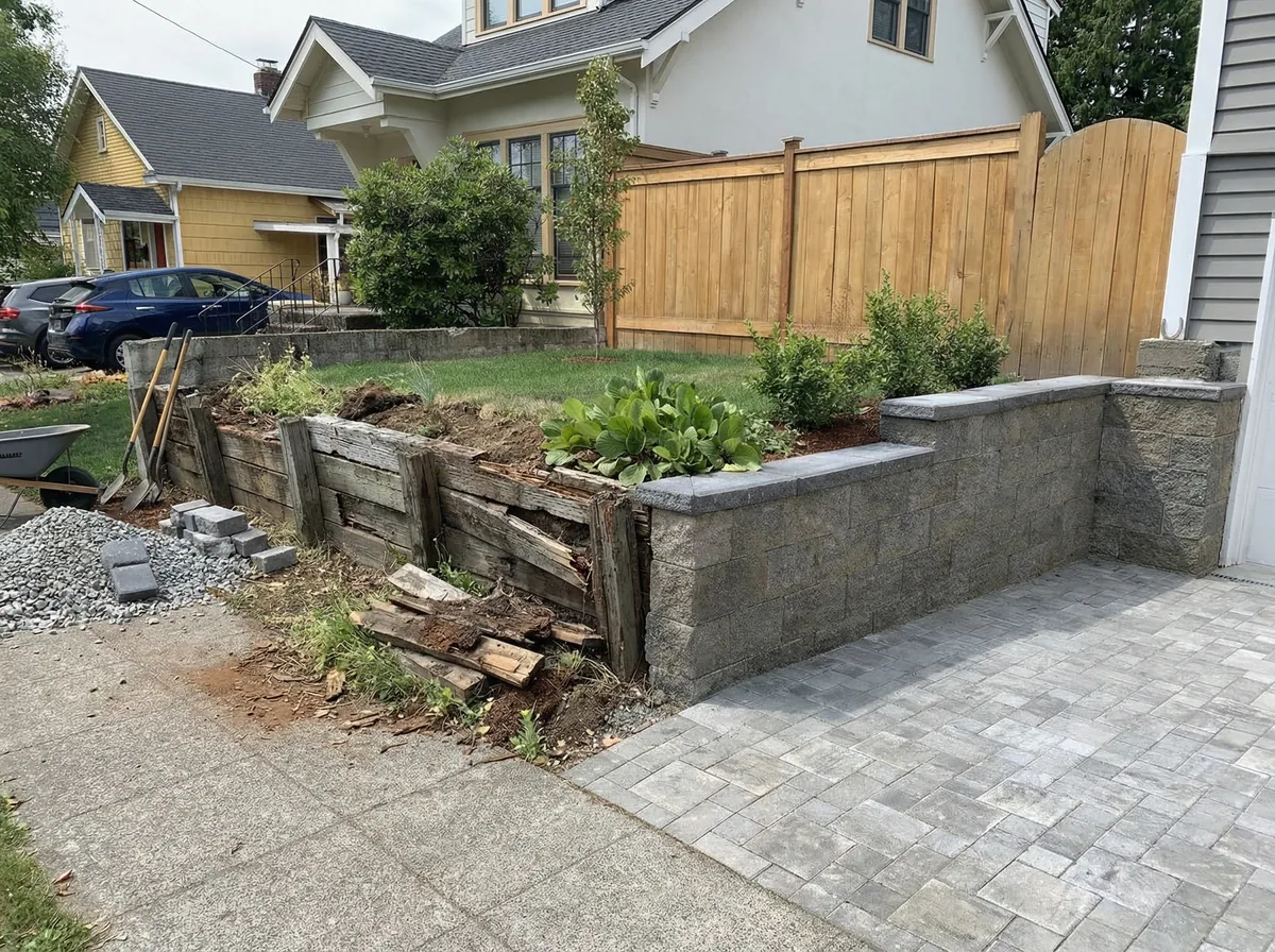 Timber & Wood Wall Replacement
