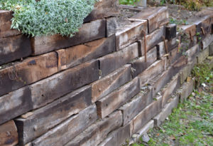 Timber Retaining Wall