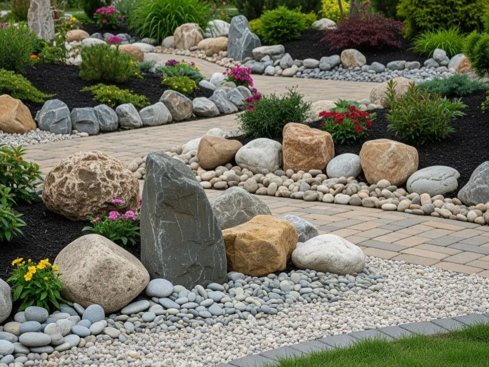 Custom Garden Rock Selection