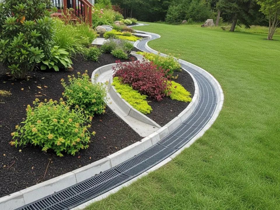 Swale Drain Installation