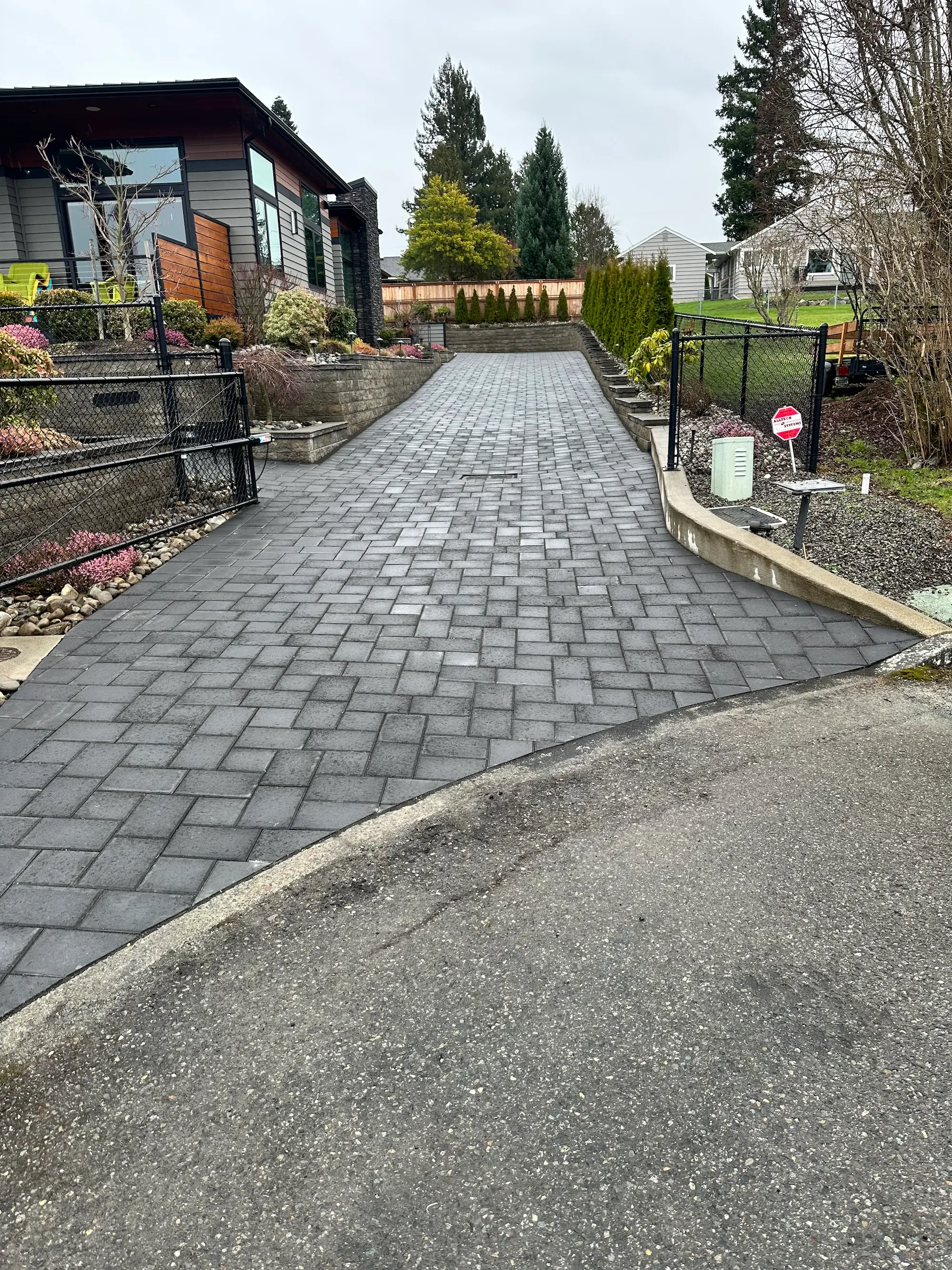 Paver Driveway Installation