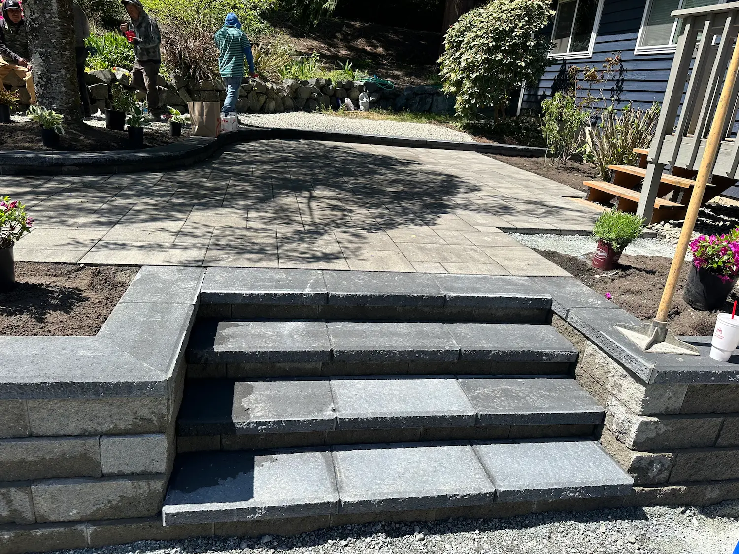 Stairway landscape design