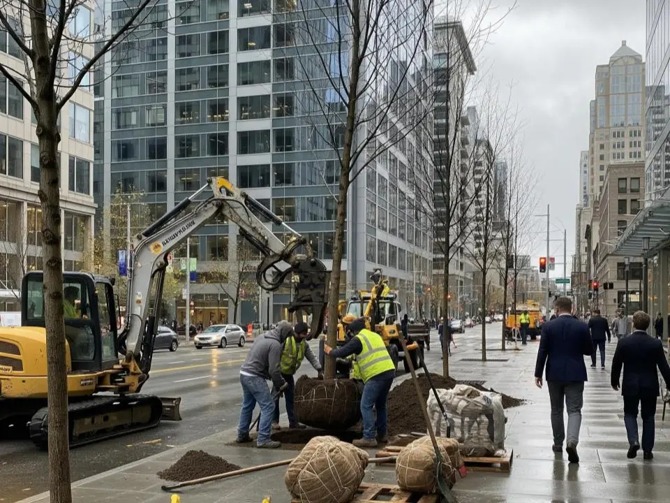 commercial tree planting services
