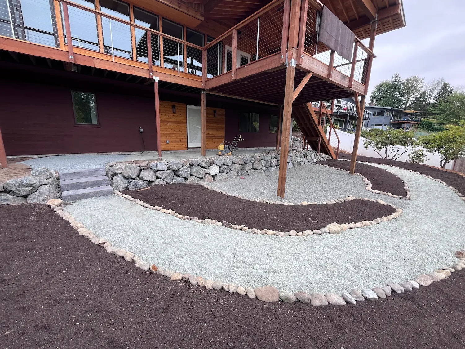 walkway installation