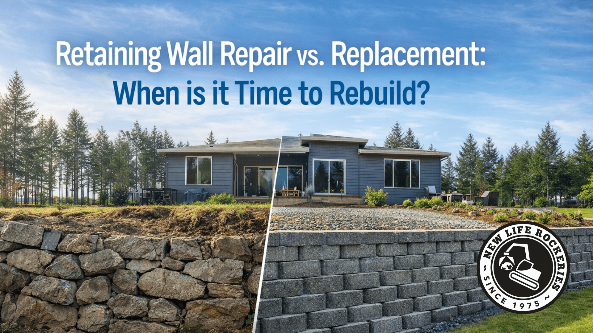 Retaining Wall Repair vs. Replacement: When is it Time to Rebuild?
