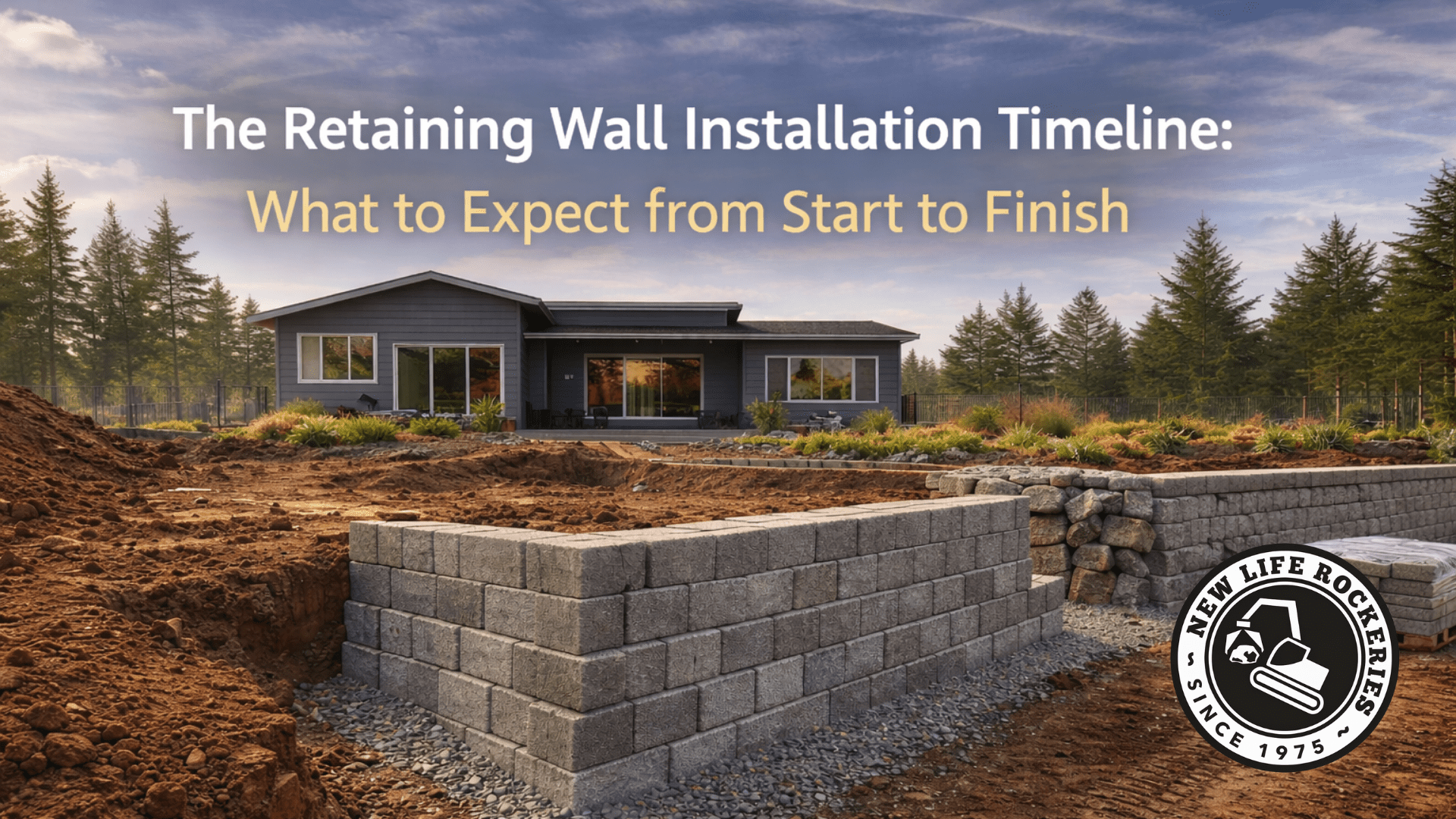 The Retaining Wall Installation Timeline: What to Expect from Start to Finish