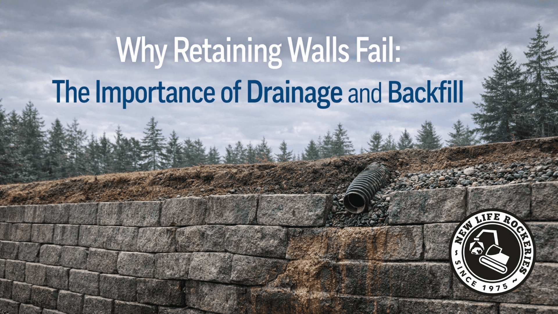 Why Retaining Walls Fail: The Importance of Drainage and Backfill