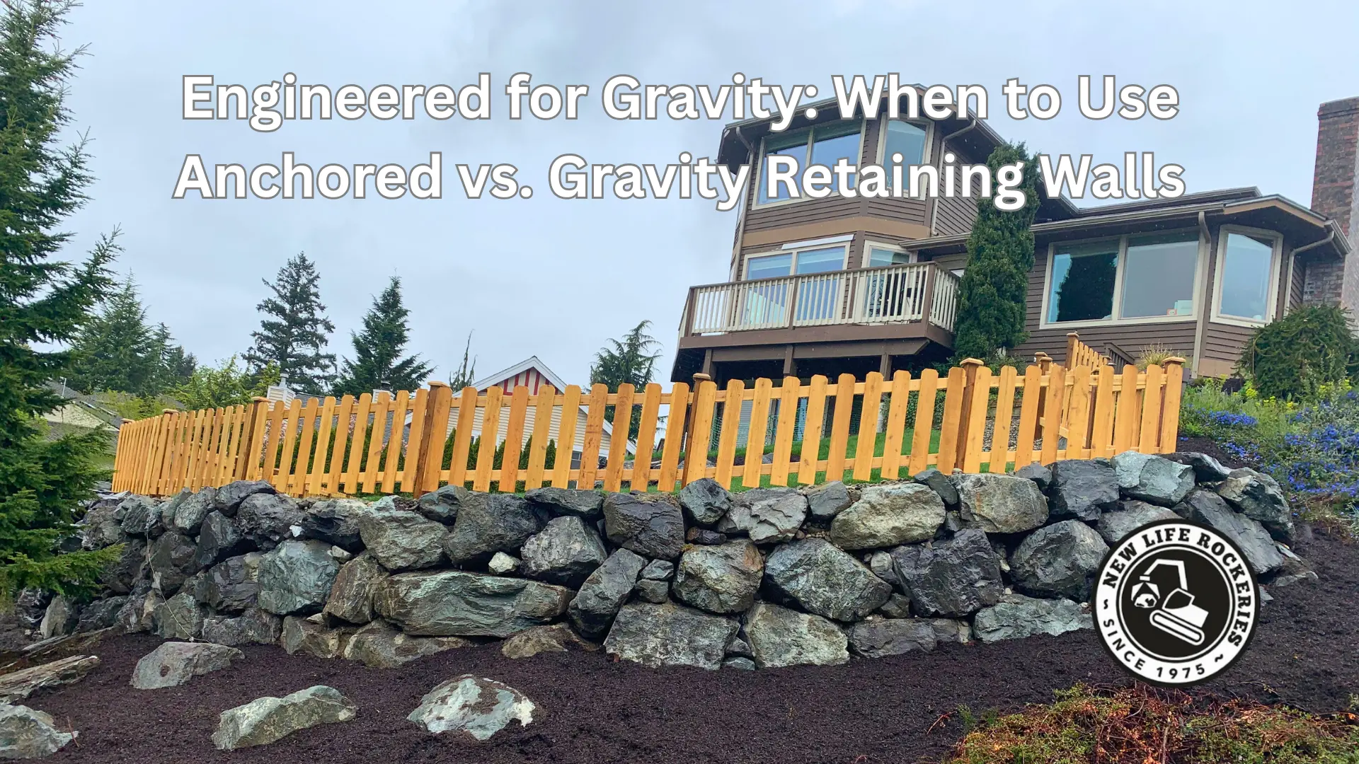 Engineered for Gravity: When to Use Anchored vs. Gravity Retaining Walls