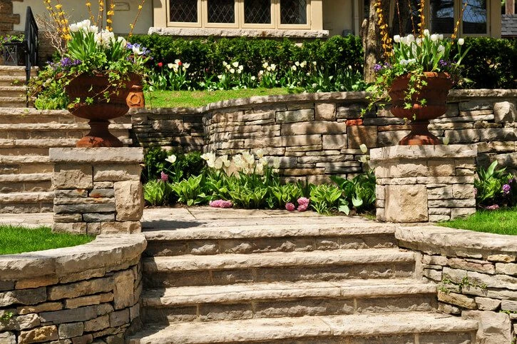 Hadscaping retaining wall