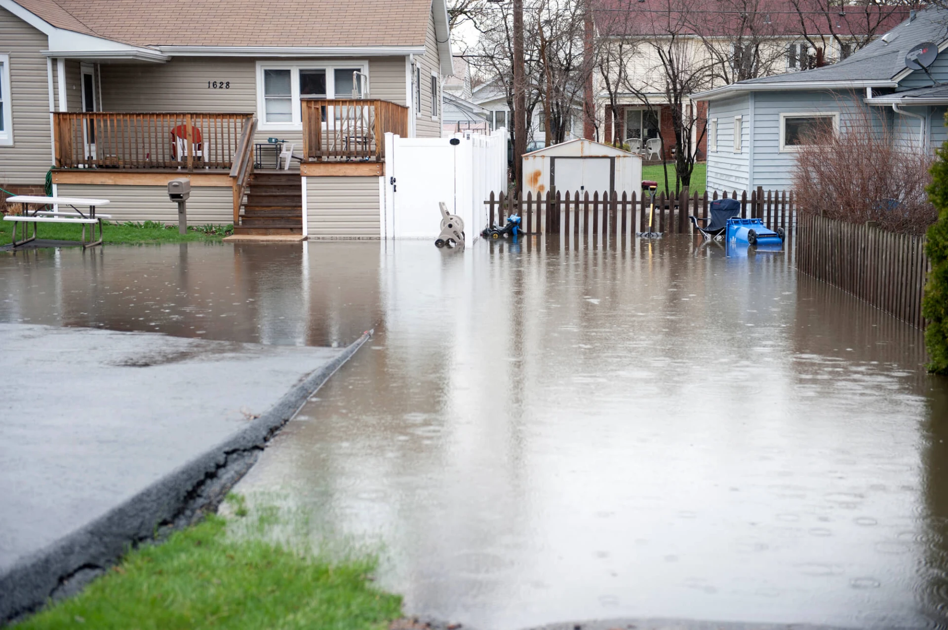 Preventing and managing backyard flooding