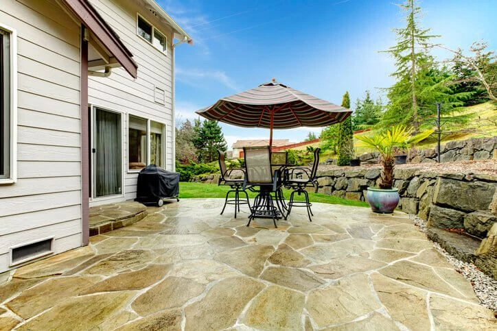 Patio Landscaping by New Life Rockeries